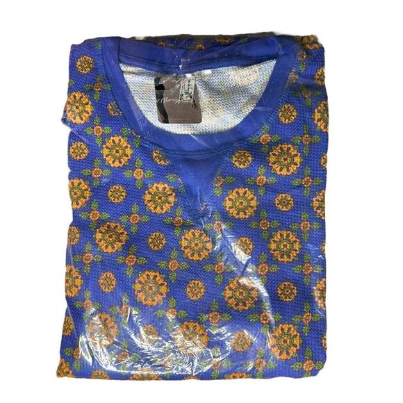 Free People Early Night Thermal Top in Blue - Picture 2 of 10